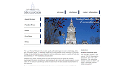 Desktop Screenshot of grohlawoffice.com